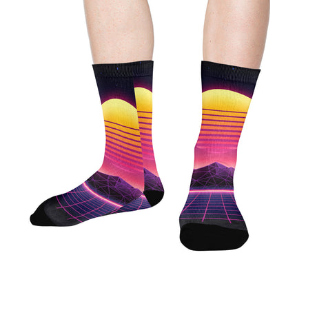 Synthwave Socks