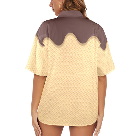 Ice Cream Women's Hawaiian Shirt