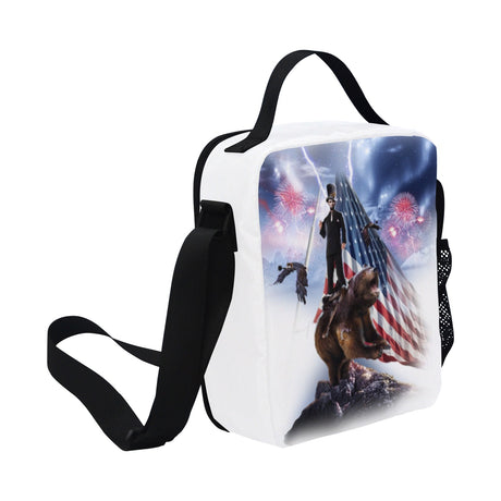 4th of July Lunch Box | Abe Lincoln Riding Bear Lunch Bag