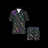 Flurescent Black Rainbow Costume Pajama Set