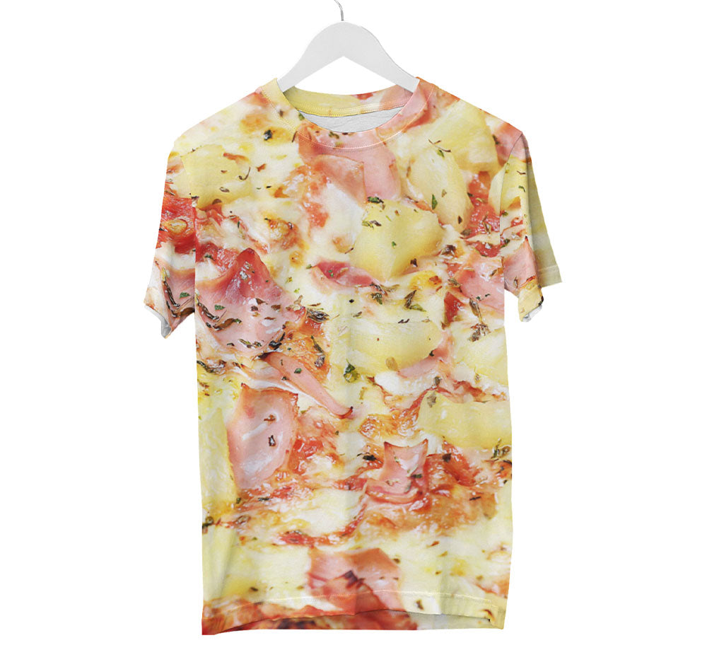 Hawaiianisches Ananas-Pizza-Shirt | AOP 3D T-Shirts