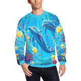 Under Sea Dolphins, Dakota Daetwiler Art Sweater