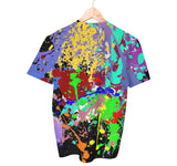 Chemise goutte à goutte de peinture | T-shirts AOP 3D