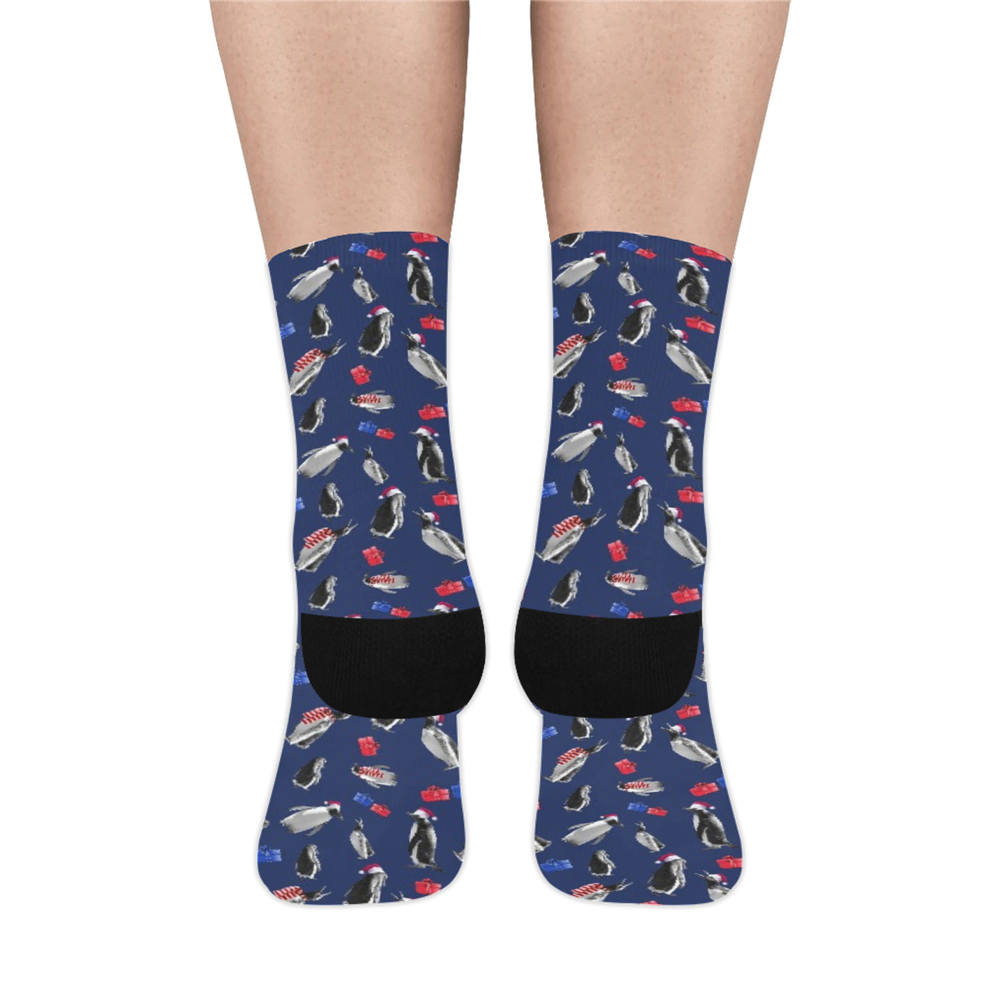 Christmas Penguin Socks