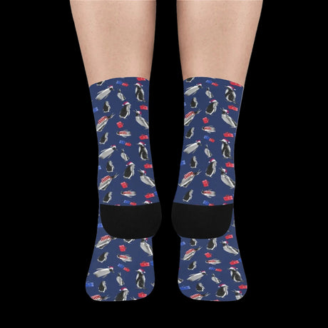Christmas Penguin Socks