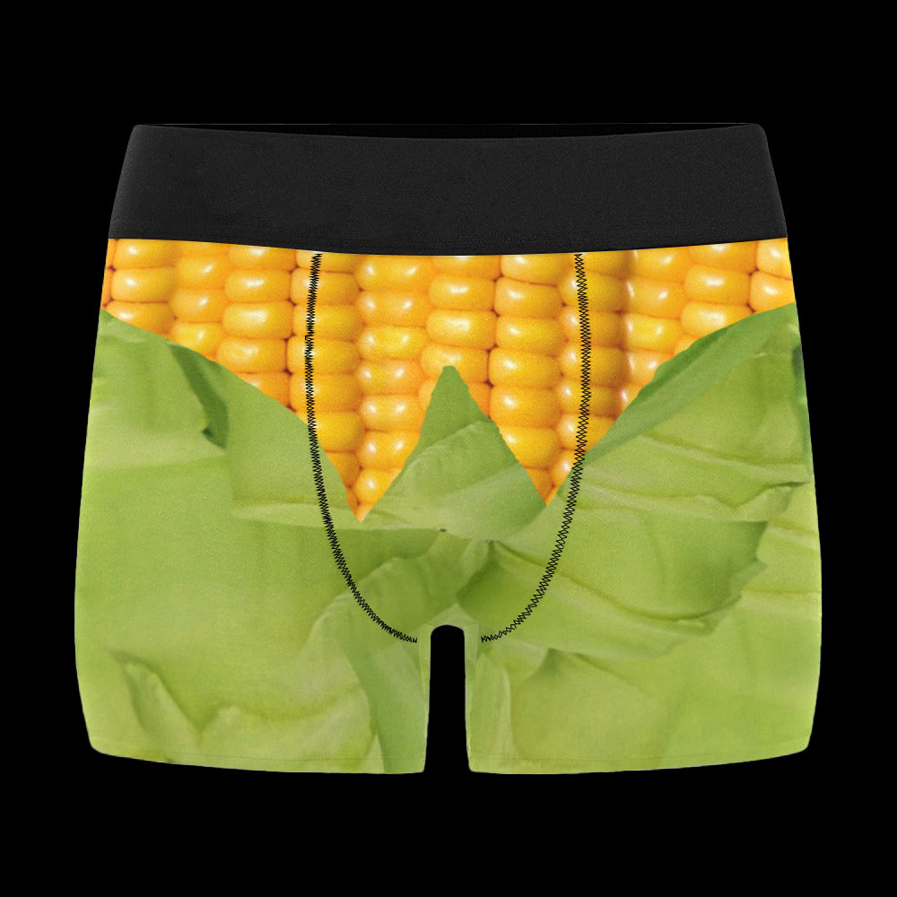 Corn Cob Boxer Briefs - Novelty Food Boxers