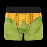 Corn Cob Boxer Briefs - Novelty Food Boxers