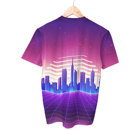 Chemise Synthwave | T-shirts AOP 3D