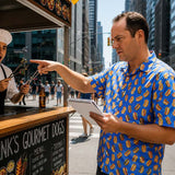 Hot Dog Hawaiian Shirt - BBQ Food Button-Up