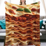 Lasagna Throw Blanket