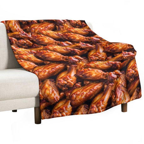 Chicken Wing Throw Blanket