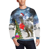 Santa Dinosaur Ugly Christmas Sweater