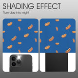 Hot Dog Pattern Curtains – Funny Food Grommet Set, 52 x 84 in