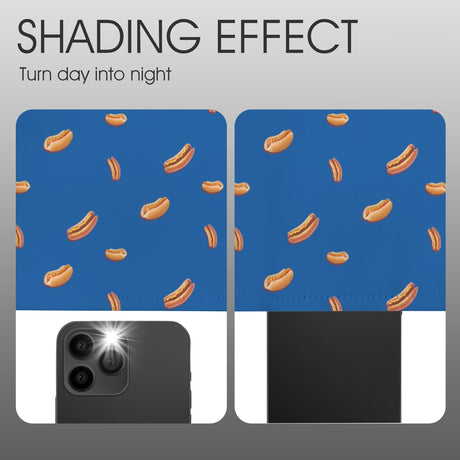 Hot Dog Pattern Curtains – Funny Food Grommet Set, 52 x 84 in