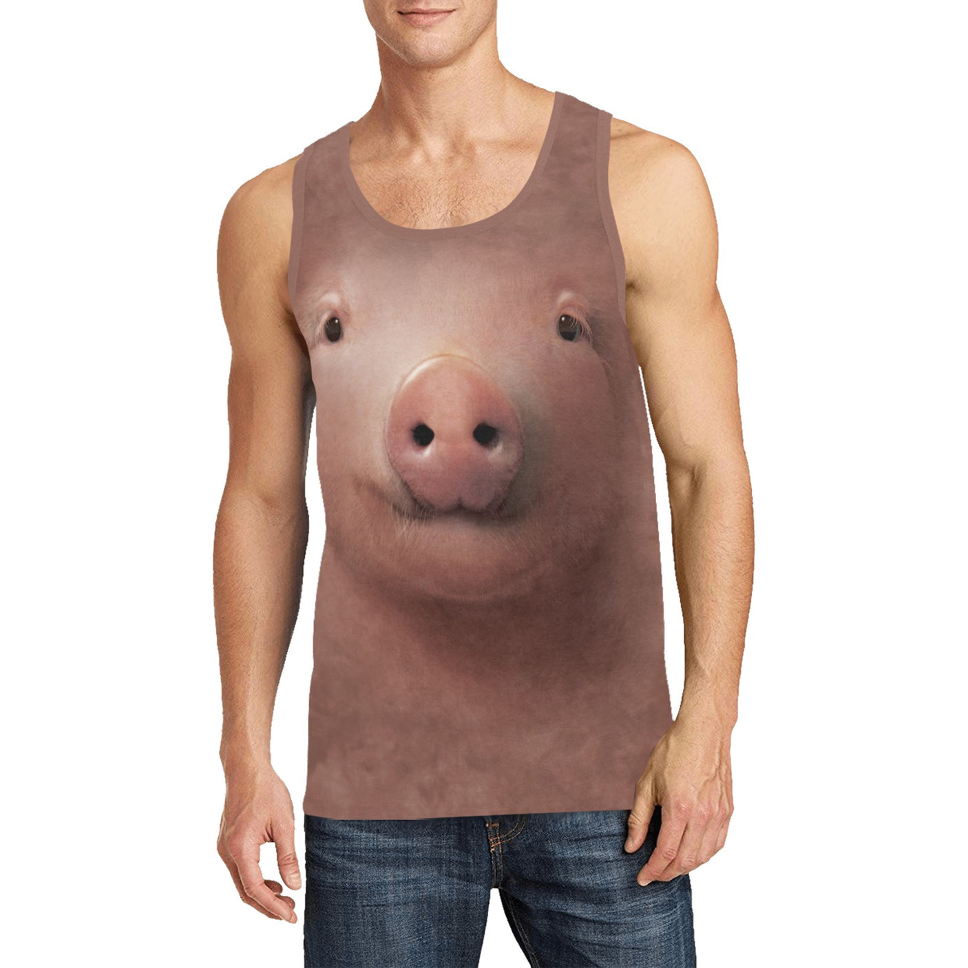 Pig Face Tank Top