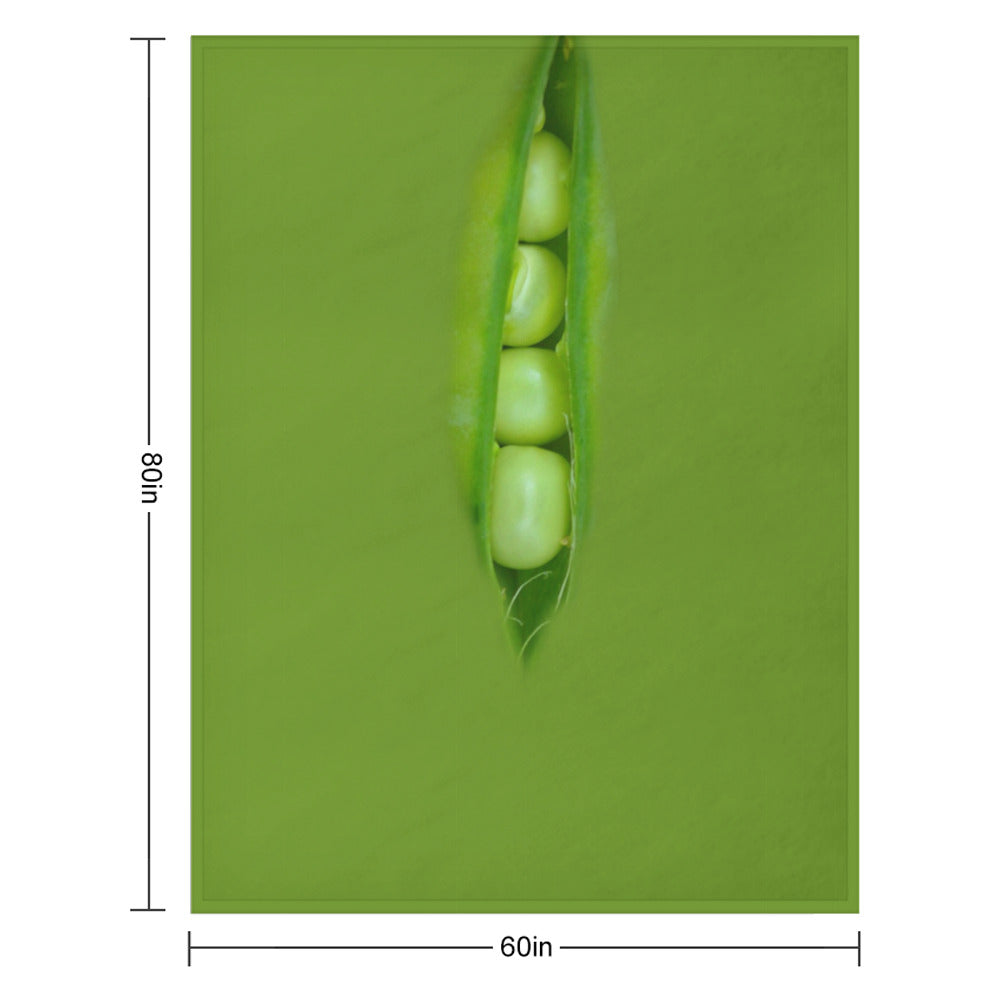 Pea Pod Throw Blanket