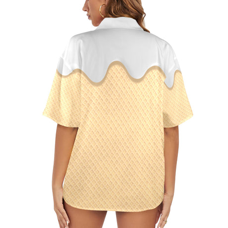 Ice Cream Women's Hawaiian Shirt