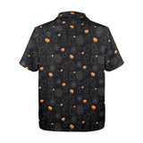 Black Cat Halloween Hawaiian Shirt | Button Up Down Shirt