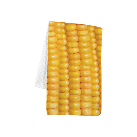 Corn Cob Kitchen Hand Towel - Funny Food Decor Gift