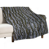 Tree Bark Throw Blanket