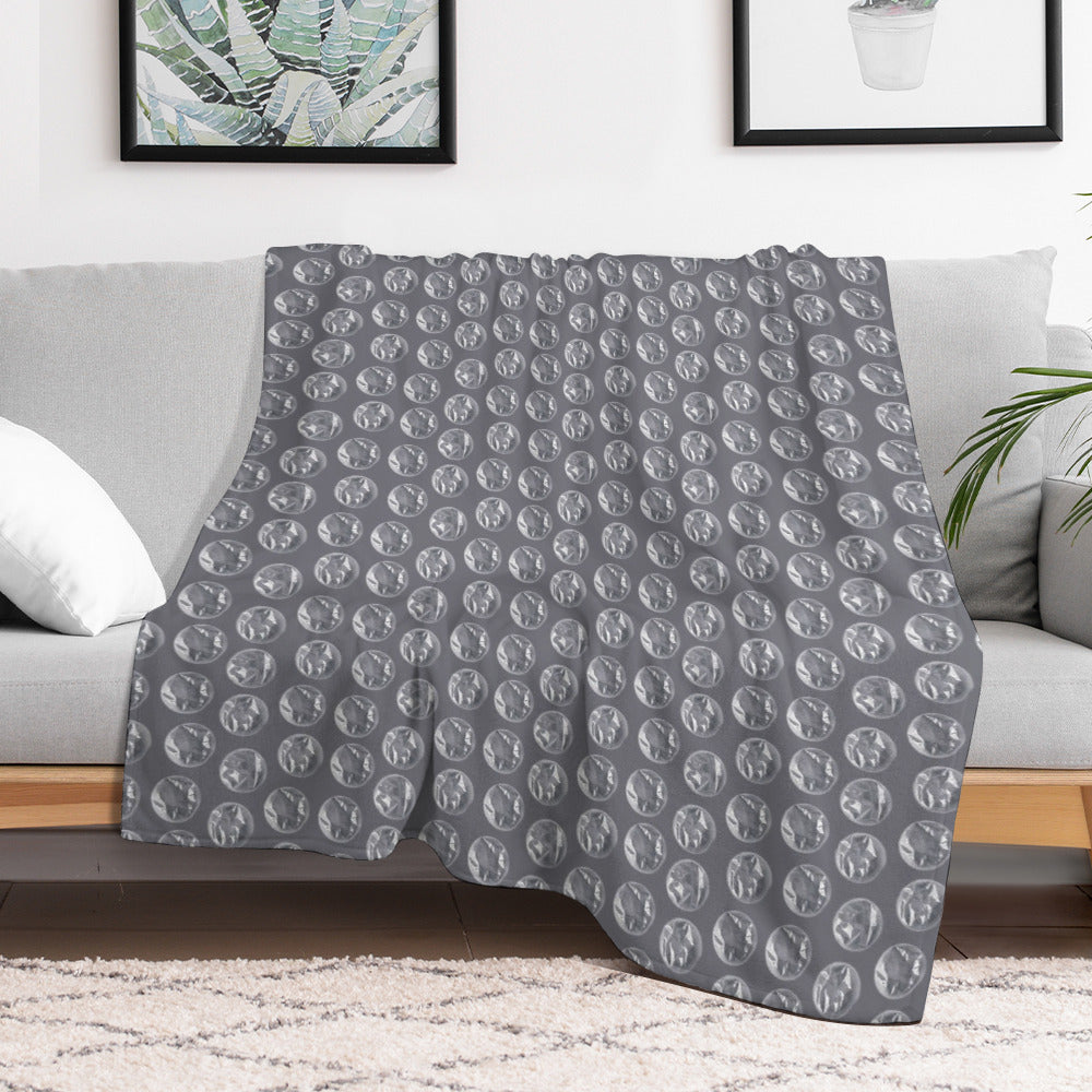 Bubble Cushion Wrap Throw Blanket