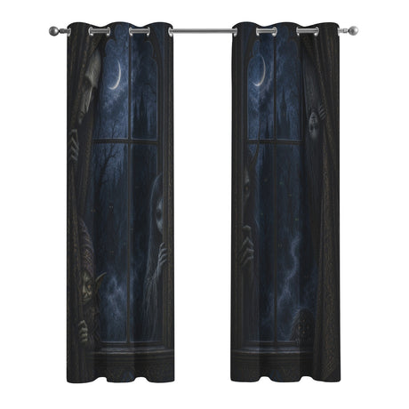 Curtain Creepers – Gothic Halloween Curtain Set