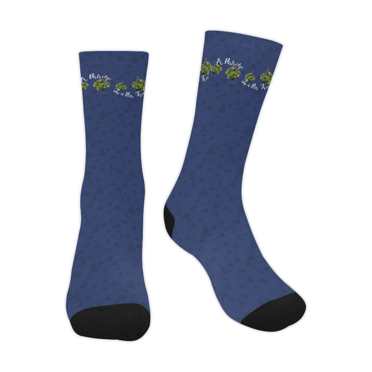 Partridge Pear Tree Christmas Socks