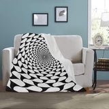 Optical Illusion Throw Blanket