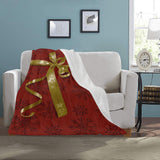 Gift Wrap Christmas Throw Blanket