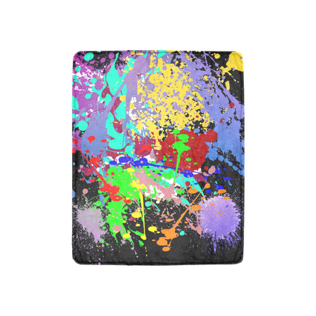 Paint Splatter Throw Blanket
