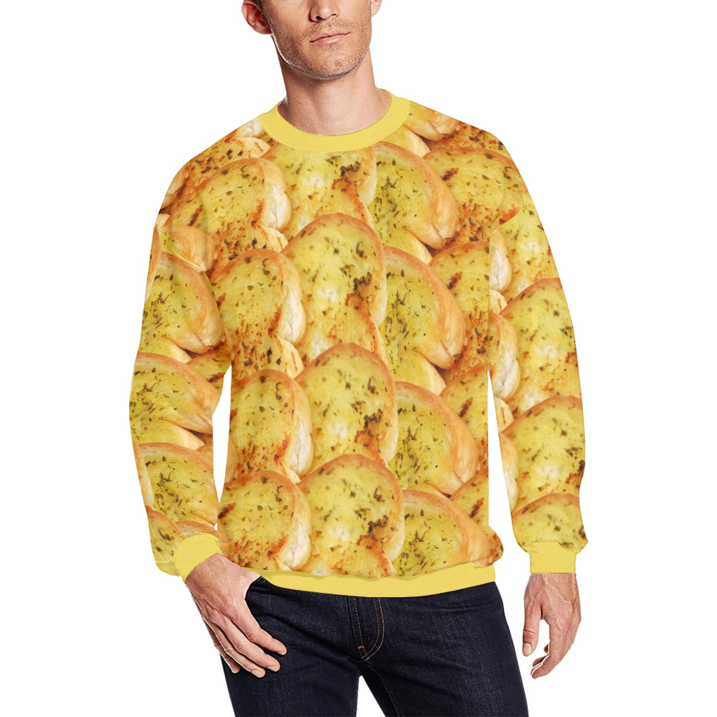 Garlic Bread Ugly Christmas Sweater