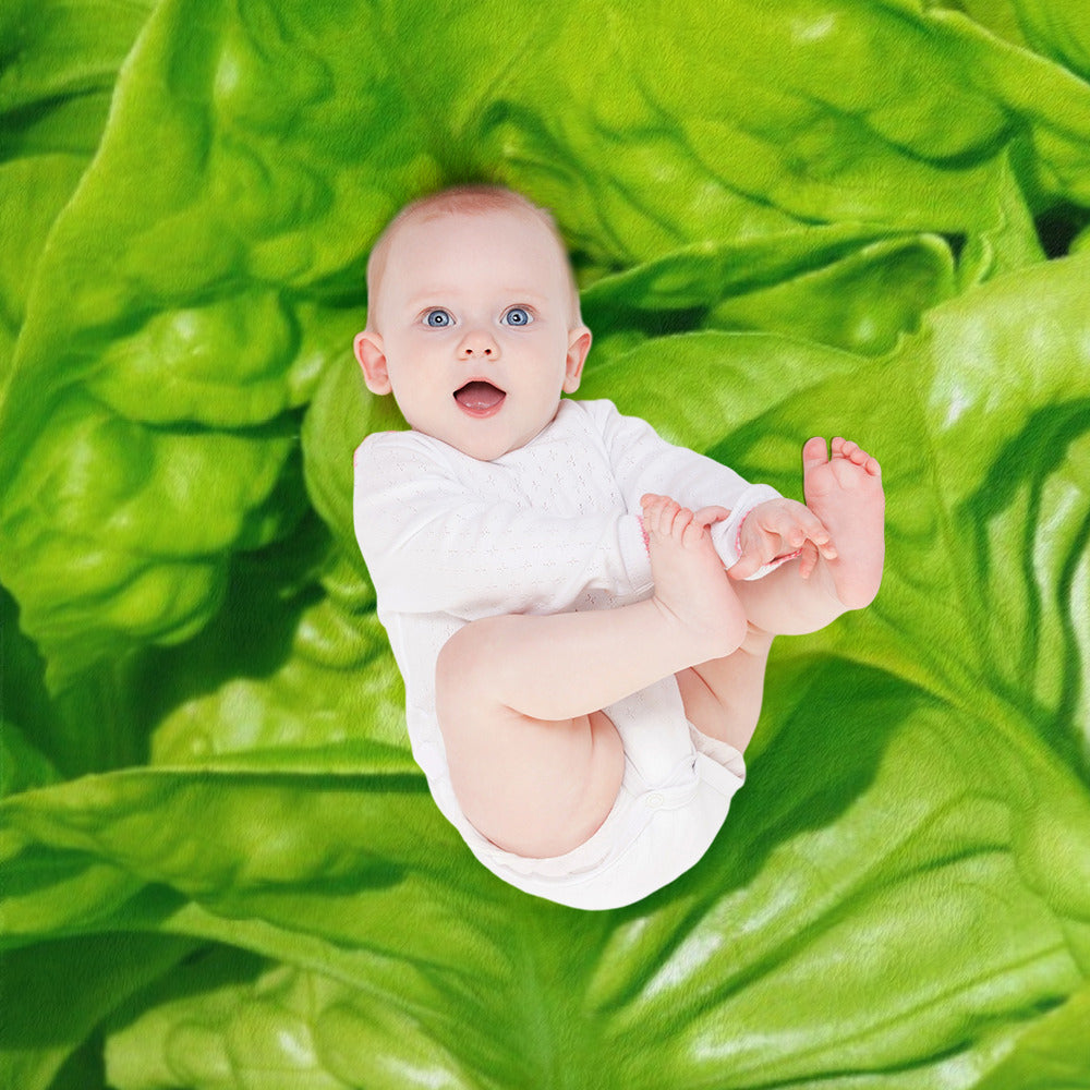 Lettuce Salad Throw Blanket