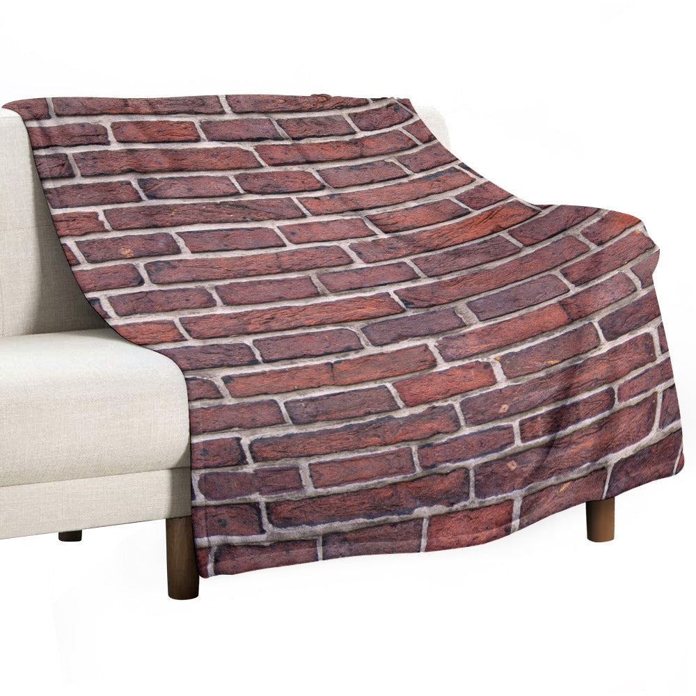 Brick Wall Throw Blanket