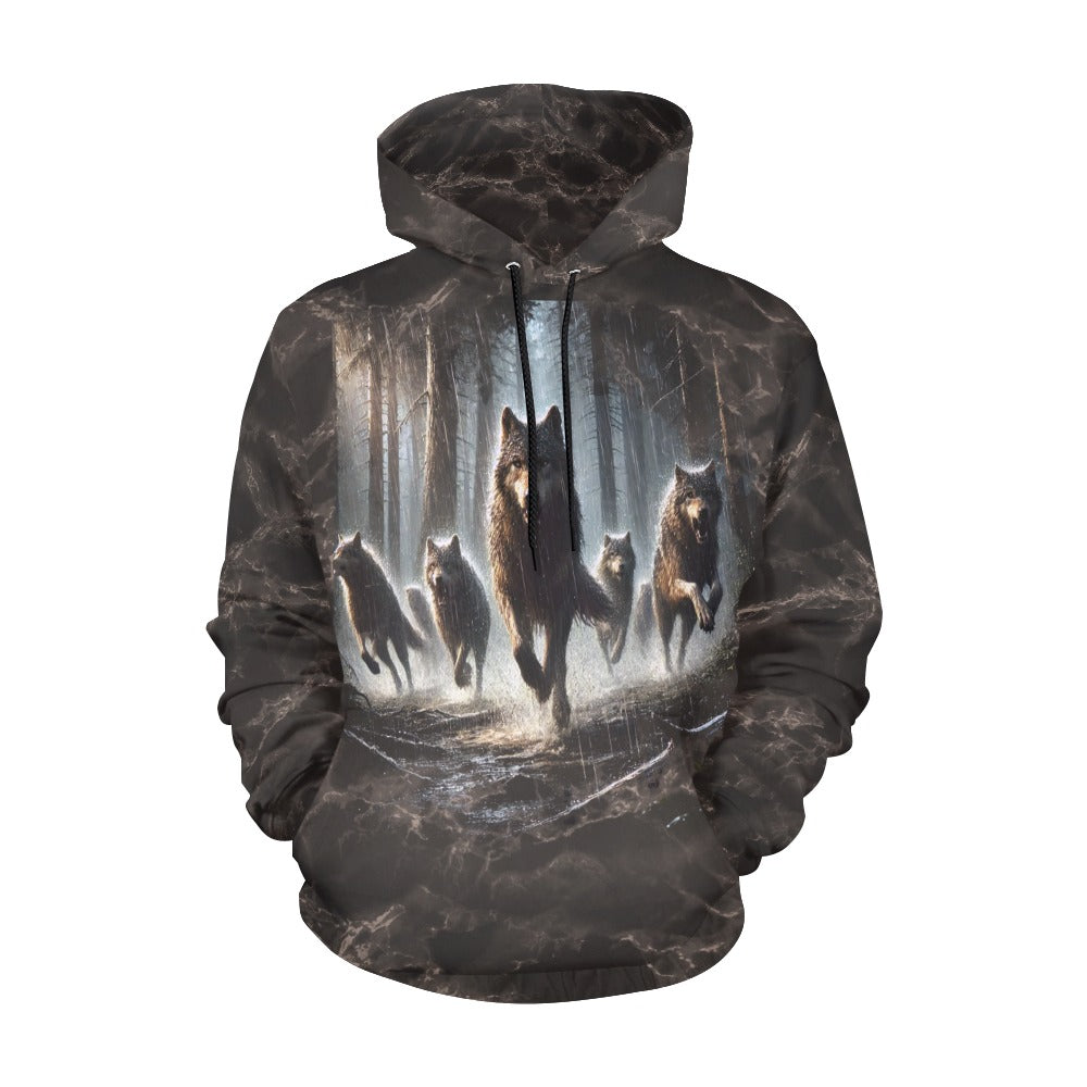 Rainforest Wolf Hoodie