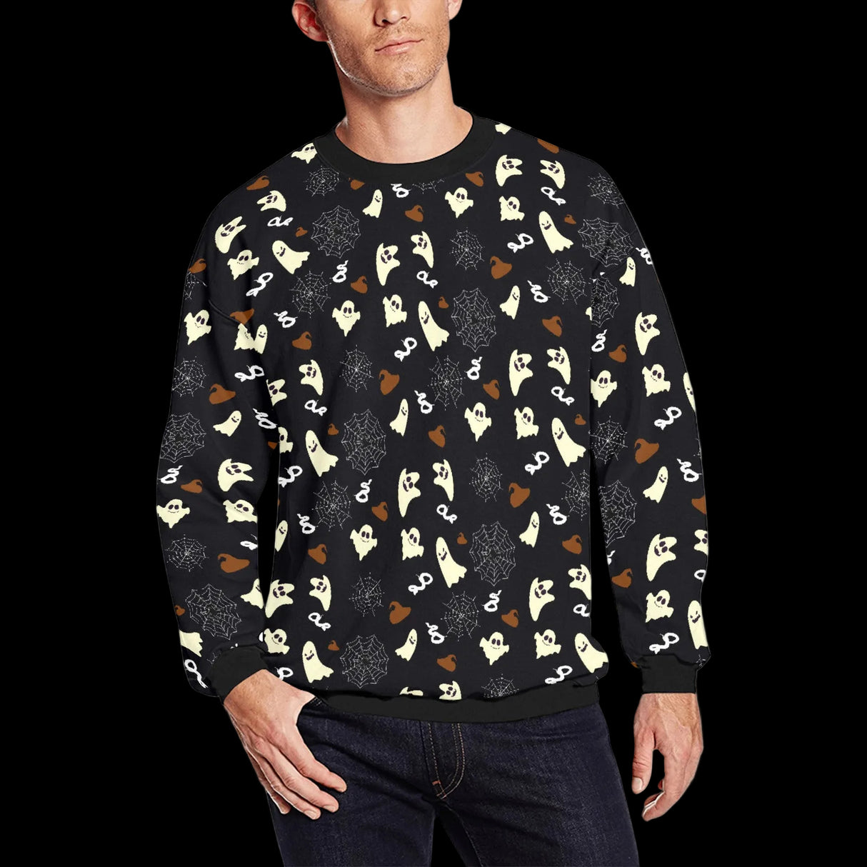 Ghost Spider Pumpkin Sweater