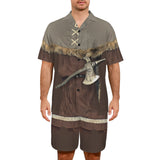 Viking Berserker Halloween Costume Pajama Set