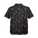 Black Cat Halloween Hawaiian Shirt | Button Up Down Shirt