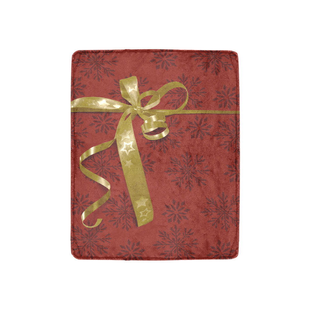 Gift Wrap Christmas Throw Blanket