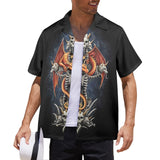 Dragons Cross, Sarah Richter Art Hawaiian Shirt