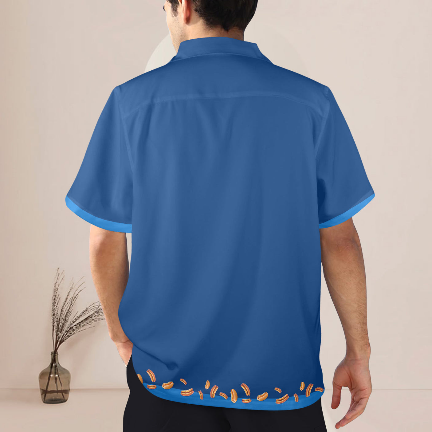 Hot Dog Hawaiian Shirt | Button Up Down Shirt