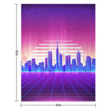 Synthwave Throw Blanket