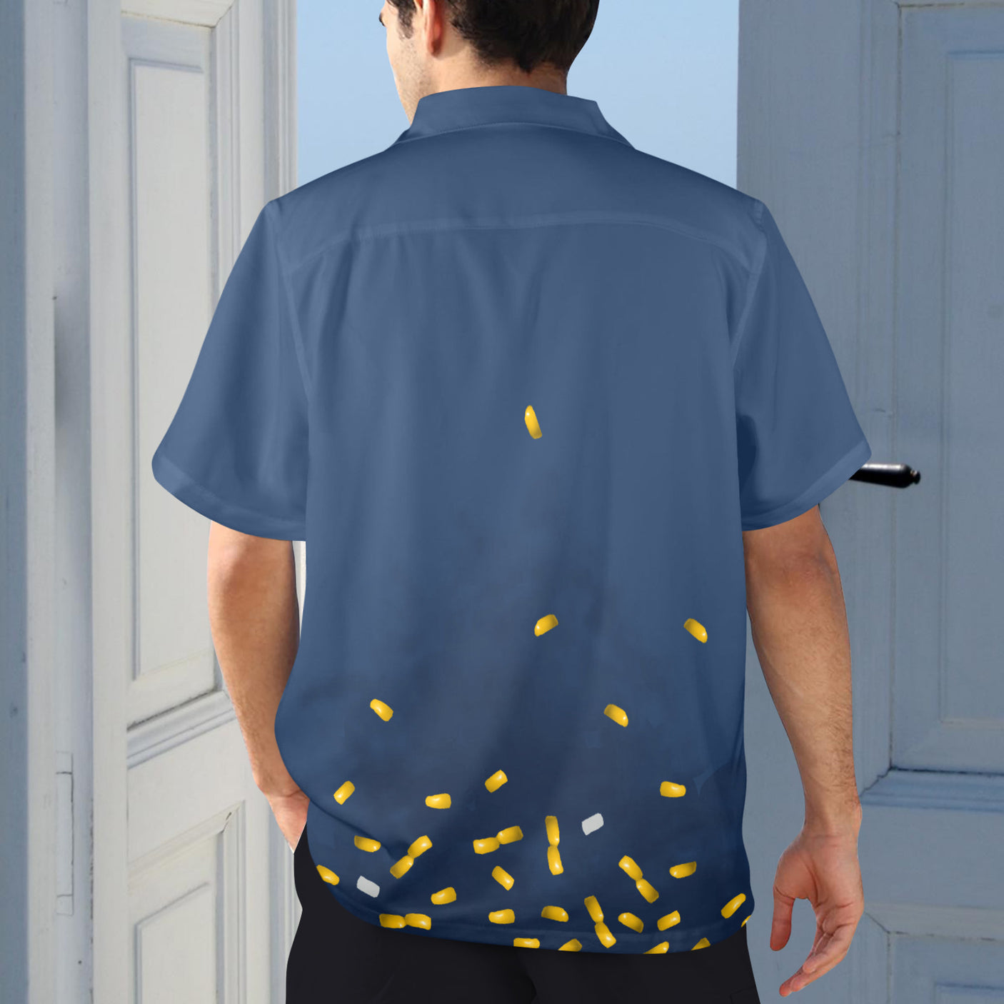 Corn Cob Hawaiian Shirt | Button Up Down Shirt