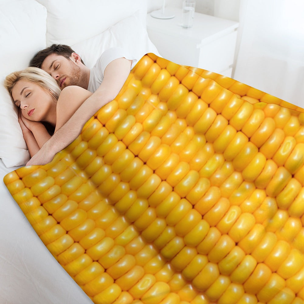 Corn Cob Throw Blanket