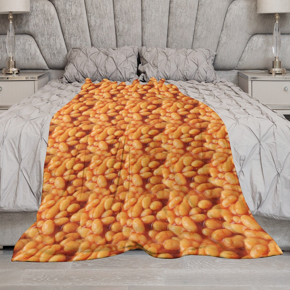 Baked Beans Throw Blanket