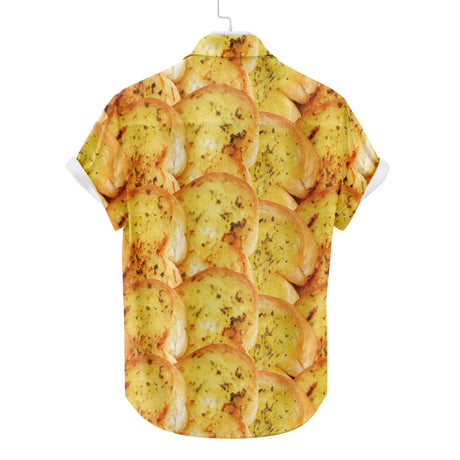 Garlic Bread Hawaiian Shirt | Button Up Down Shirt