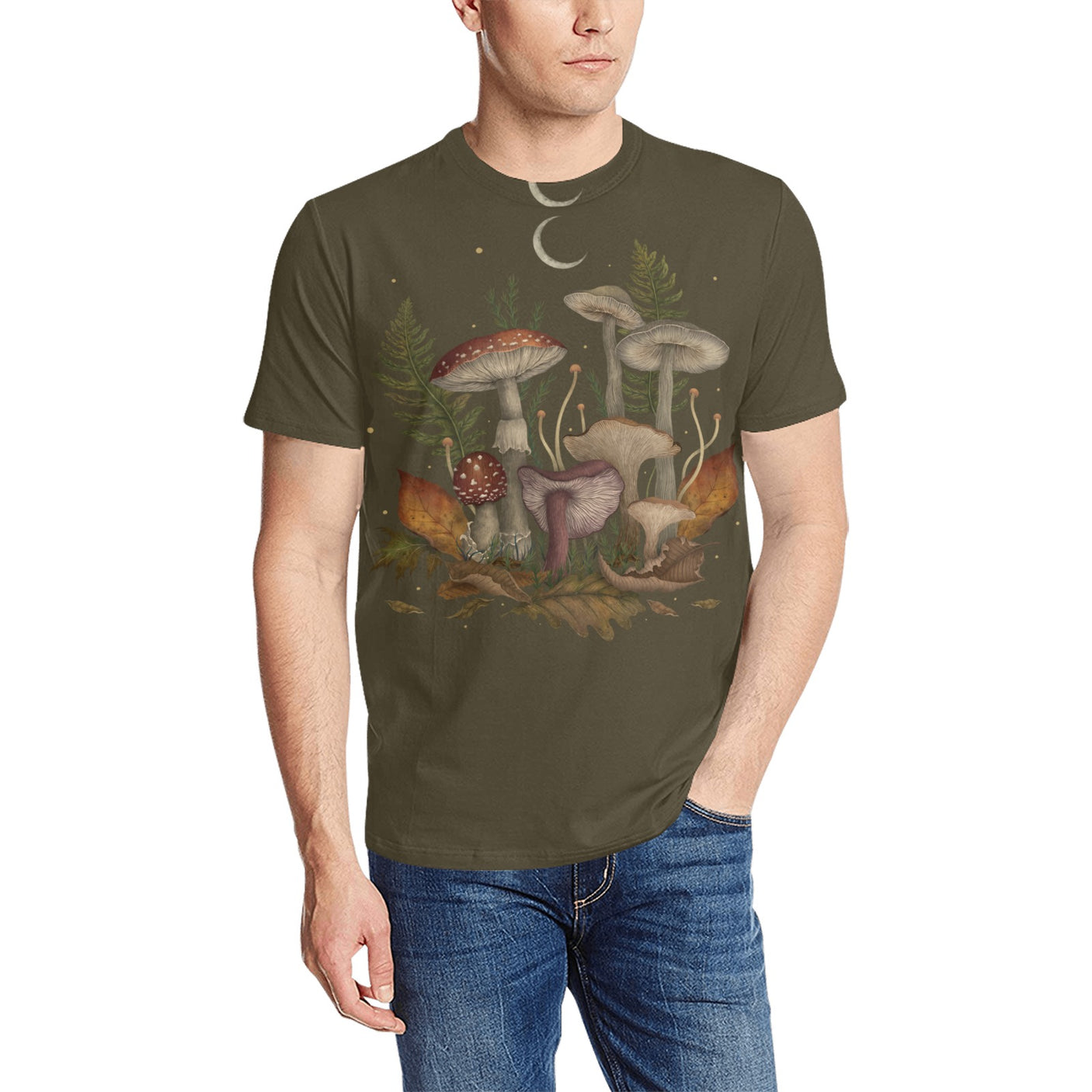 Episodic Drawing Autumn Mushrooms Shirt