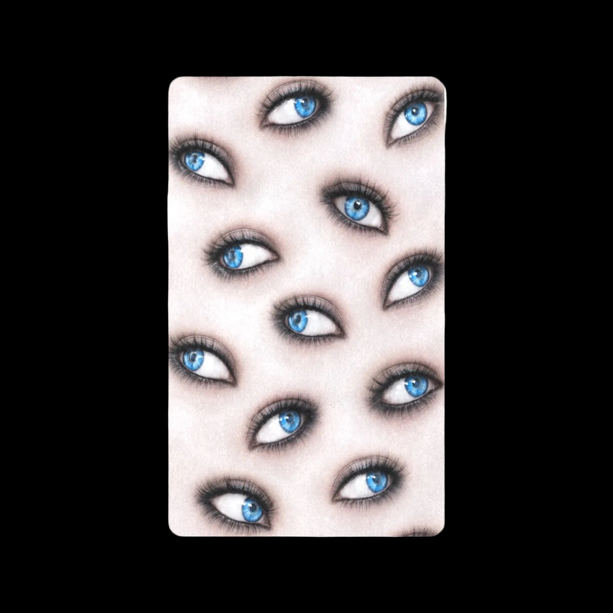 Gothic Blue Eyes Halloween Doormat