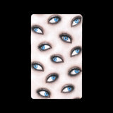 Gothic Blue Eyes Halloween Doormat