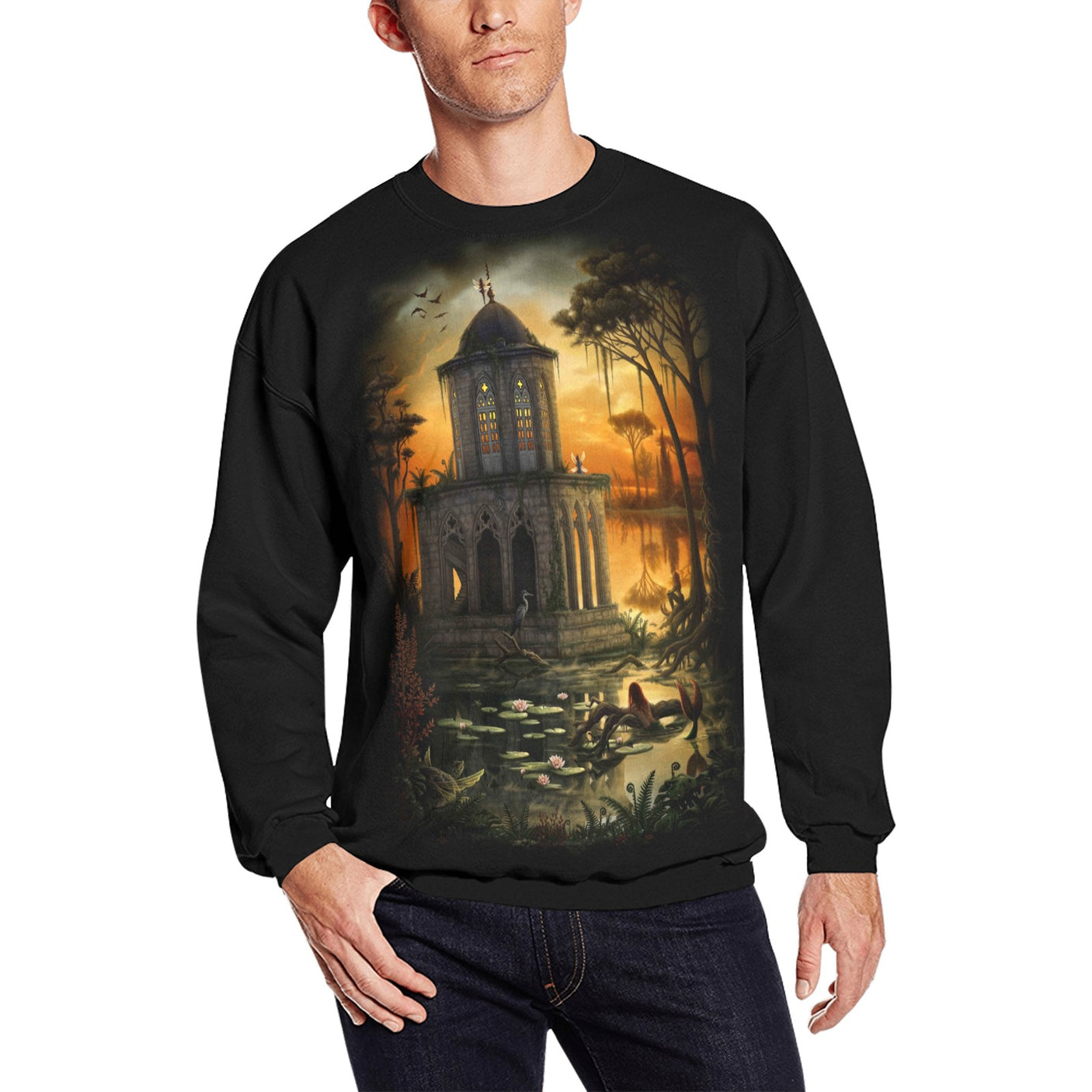 The Gothic Library, Sarah Richter Art Sweatshirt