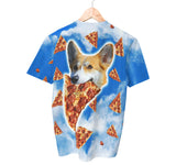 Corgis Pizza Wolken Shirt | AOP 3D T-Shirts